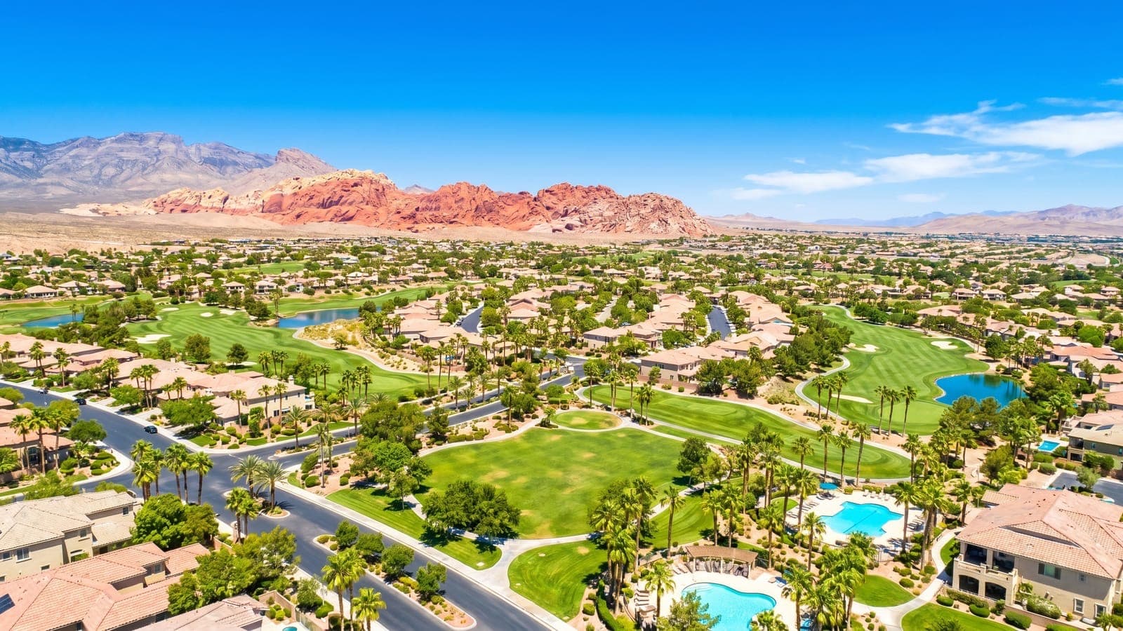 Red Rock Country Club, Las Vegas — guard-gated golf community with Arnold Palmer Signature courses and Red Rock Canyon views in Summerlin